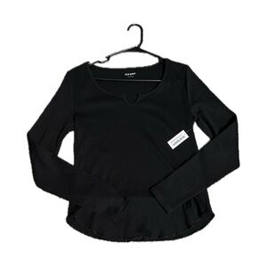 Old Navy Black Long Sleeve Shirt